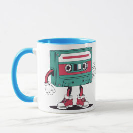 Retro kassettband. mugg
