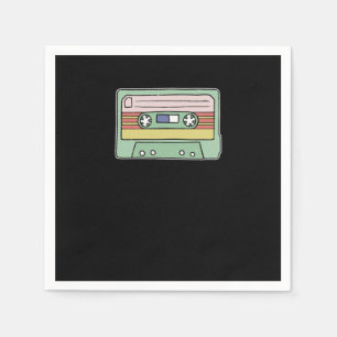 Retro-kassettband Pappersservett