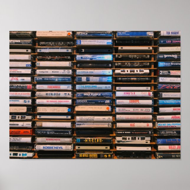 Retro-kassettband Poster (Framsidan)
