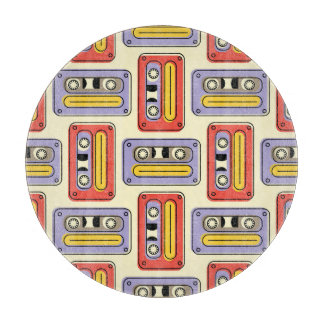 Retro-kassettband: sömlöst mönster.