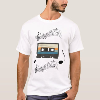 Retro kassettband t shirt