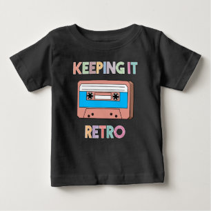 Retro kassettbanddesign t shirt