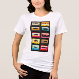 Retro kassettbandmönster – Vintage musik T Shirt