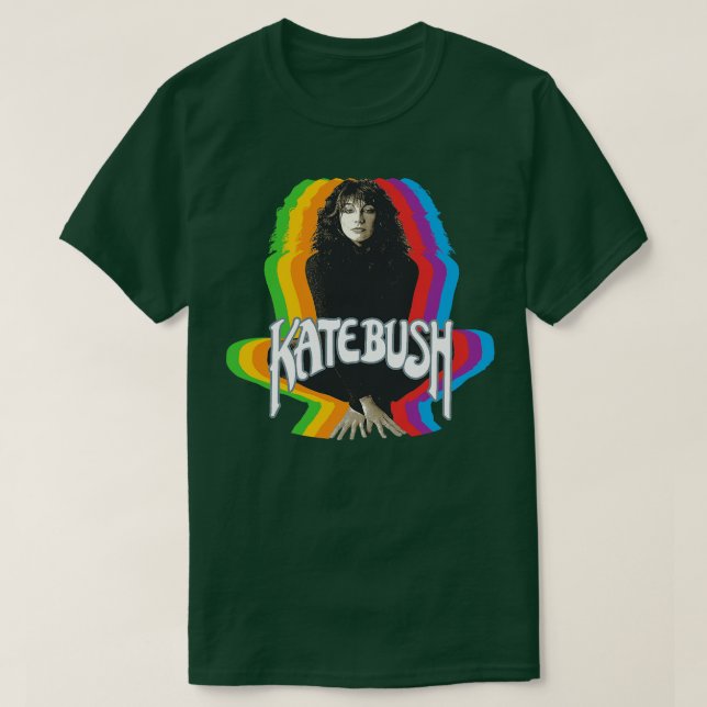 Retro Kate Bush Fanart Design T Shirt (Design framsida)