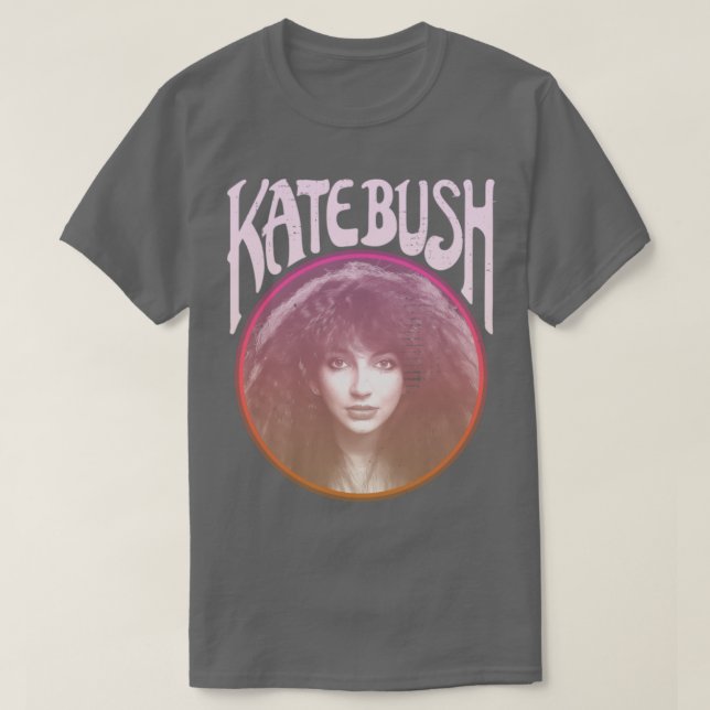 Retro Kate Bush Tribute T Shirt (Design framsida)