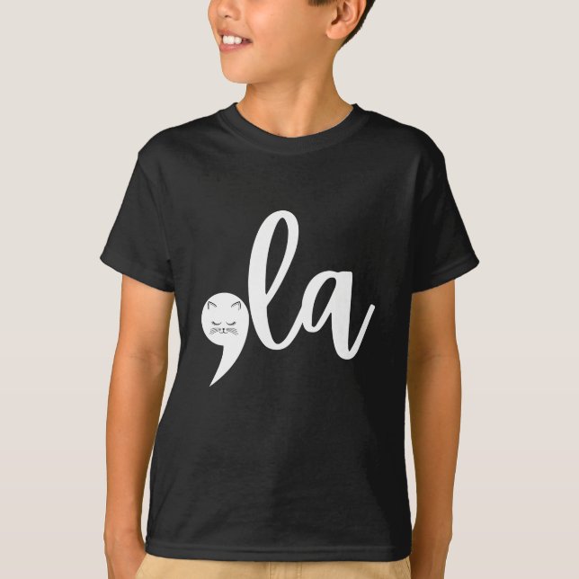 Retro Katt Komma La Kamala Harris 2024 Valet  T Shirt (Framsida)