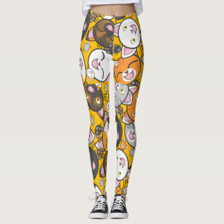 Retro katt leggings