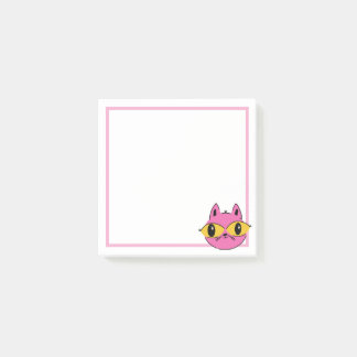Retro Katt Post-it Block