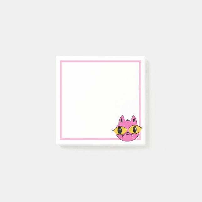 Retro Katt Post-it Block (Framsida)