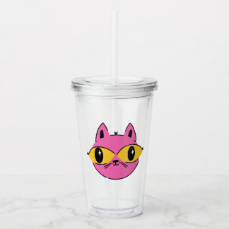 Retro katt take away mugg