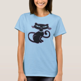 Retro katt tee shirt
