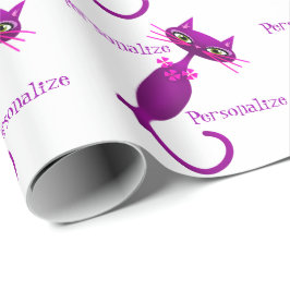 Retro-kattens tjugonde, söt, girig presentpapper