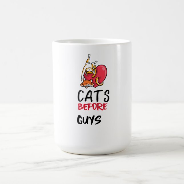 Retro-katter före killarna - lökcitattecken kaffemugg (Center)