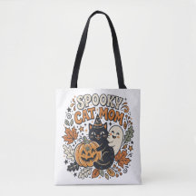 Retro kattmamma Halloween-grafik