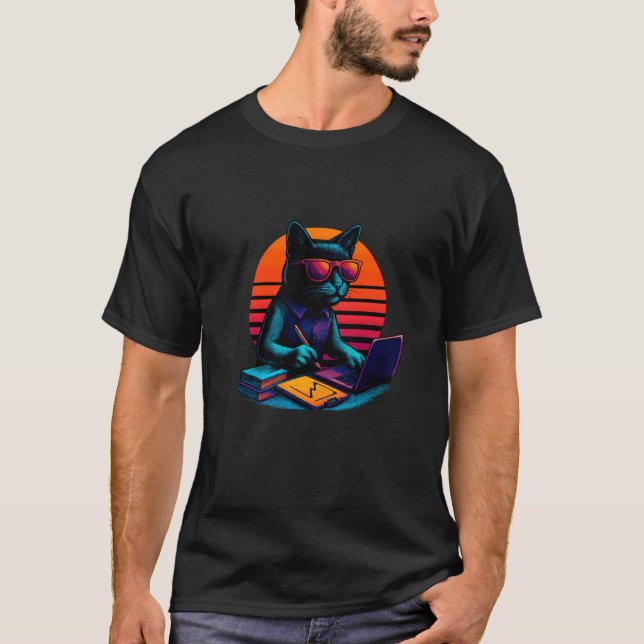 Retro kattmodeller lösningar operationsanalys Ana T Shirt (Framsida)