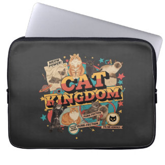 Retro Kattrike Estetik - Vintage 90-tal Laptop Fodral