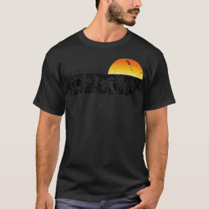 Retro Kauai Hawaii Beach Sunset T Shirt