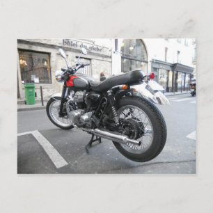 Retro Kawasaki W650 Vykort
