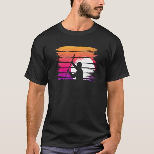 Retro Kayaking 1 T Shirt (Framsida)