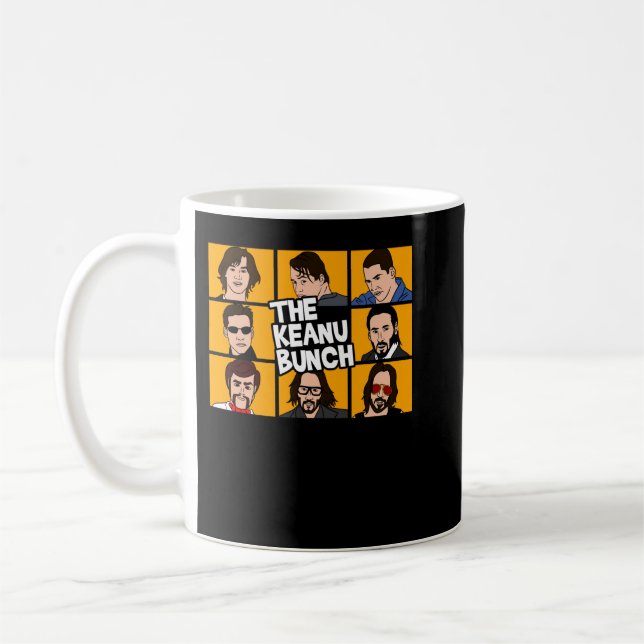 Retro Keanu Art Reeves Coola Graphic Gift Kaffemugg (Vänster)