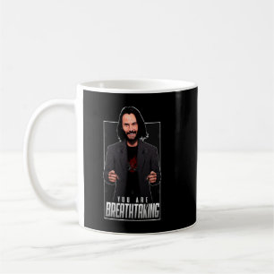 Retro Keanu Art Reeves Fantastisk för filmen Fläkt Kaffemugg