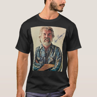 Retro Kenny Rogers Land Guld Tribute T Shirt