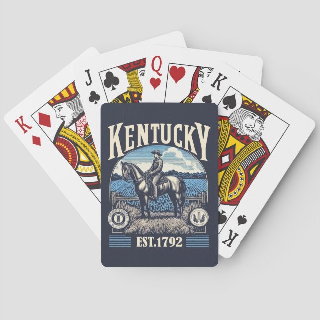 Retro Kentucky Casinokort (Baksidan)