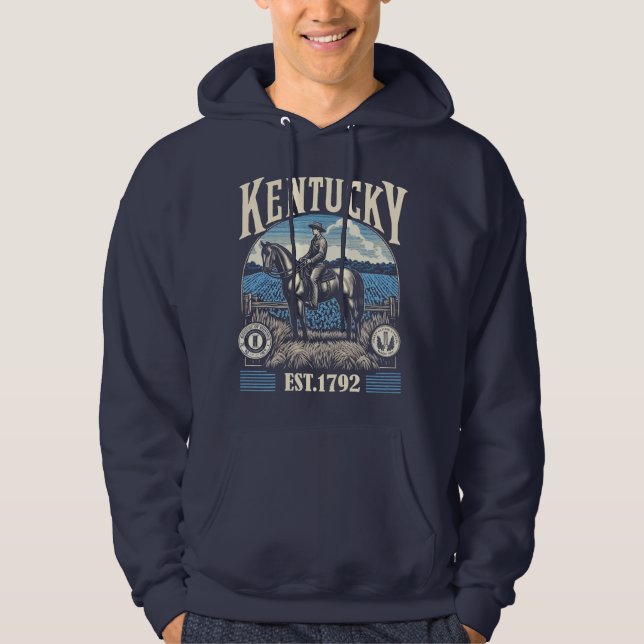 Retro Kentucky Hoodie (Framsida)