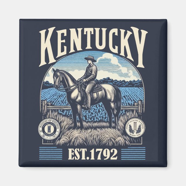 Retro Kentucky Magnet (Framsidan)