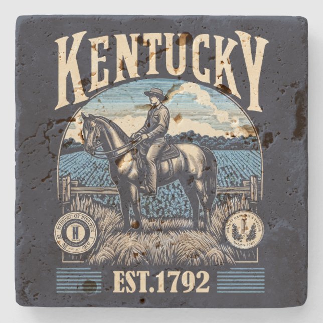 Retro Kentucky Stenunderlägg (Framsidan)