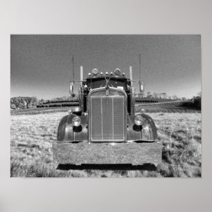 Retro Kenworth Frontal (redigera #1), Poster