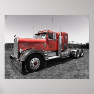 Retro Kenworth Poster