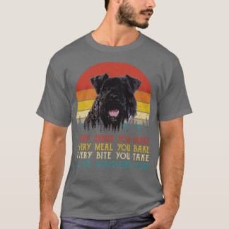 Retro Kerry Blue Terrier varje gång du gör något T Shirt