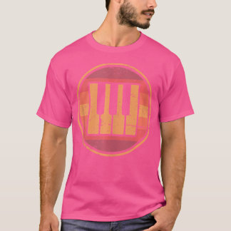 Retro Keys - Pianolektioner Pianospelare Pianoté T Shirt