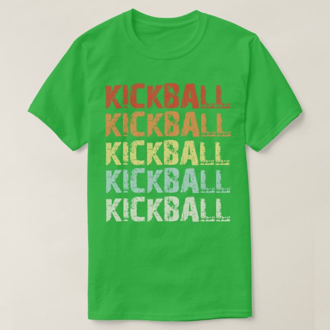 Retro Kickball T Shirt (Design framsida)