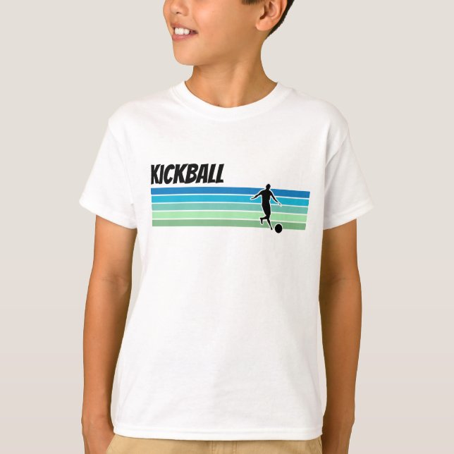 Retro Kickball Tee Shirt (Framsida)