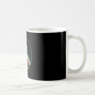 Retro Kickboxning Kampsport Och Kickboxningsälskar Kaffemugg