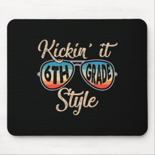 Retro Kickin it it 6e Klass Stil Lärare tillbaka t Musmatta