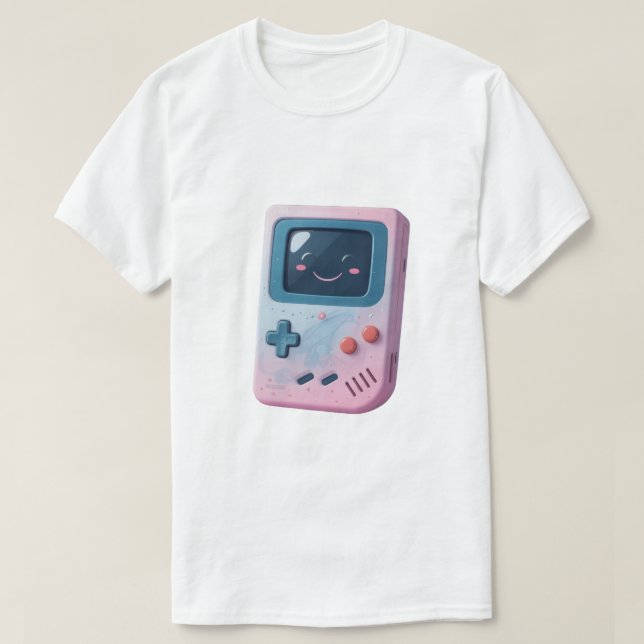 Retro Kids spelkonsol T Shirt (Design framsida)