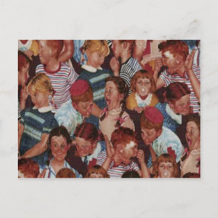 Retro Kids Vykort
