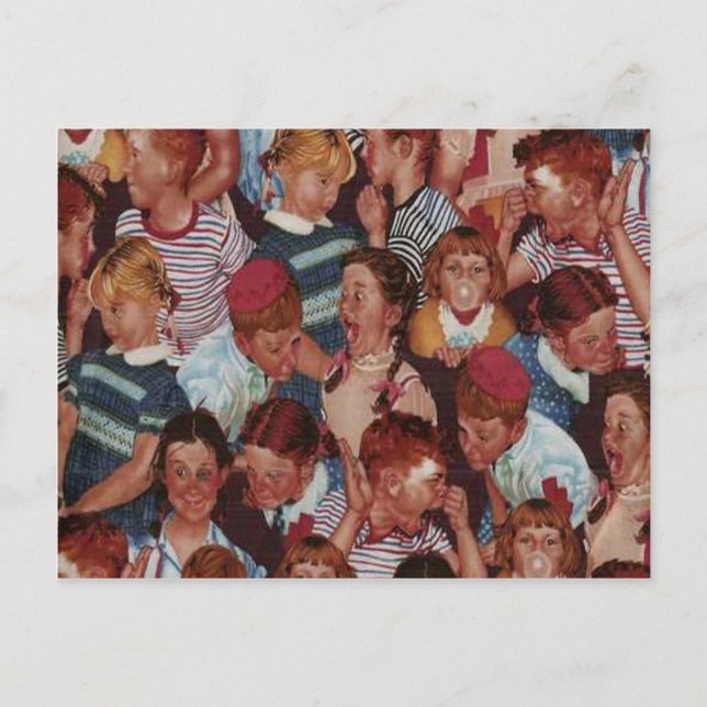 Retro Kids Vykort (Framsida)