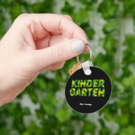 Retro Kindergarten Boys Teacher Camouflage Funny Nyckelring