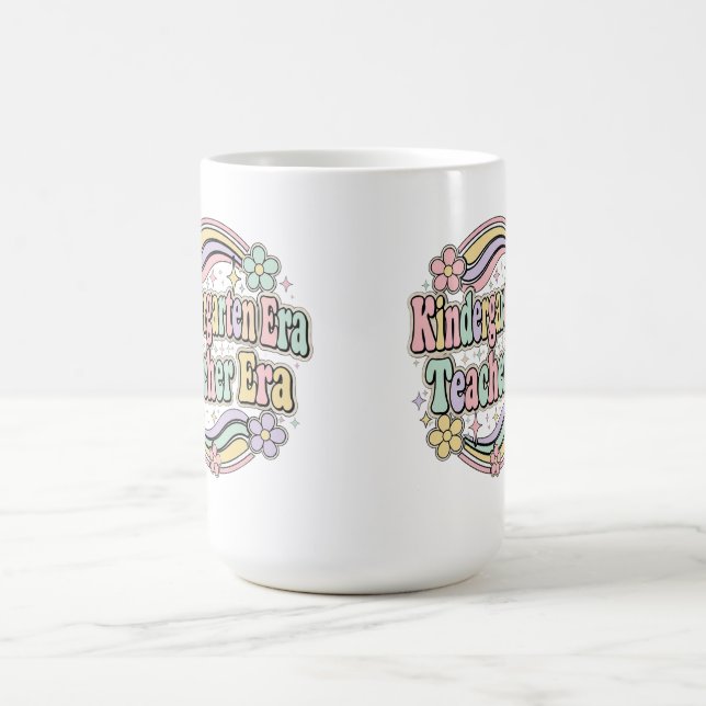 Retro Kindergarten Era Teacher Era Mug Kaffemugg (Center)