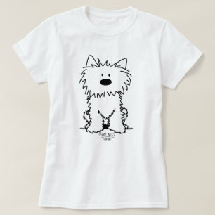 Retro KiniArt Westie T Shirt