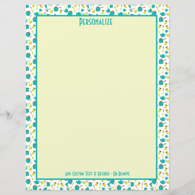 Retro Kitchen Cooking Utensils Personalize (Framsida)