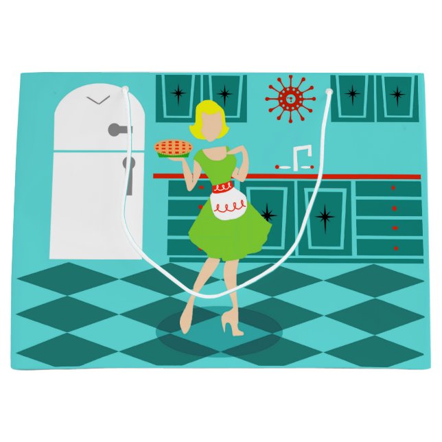 Retro Kitchen Gift Bag (Framsidan)