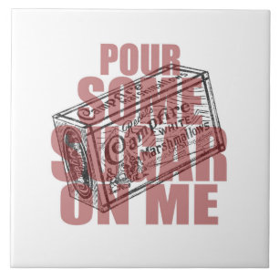 Retro Kitchen Marshmallow Sätt lite socker på mi Kakelplatta