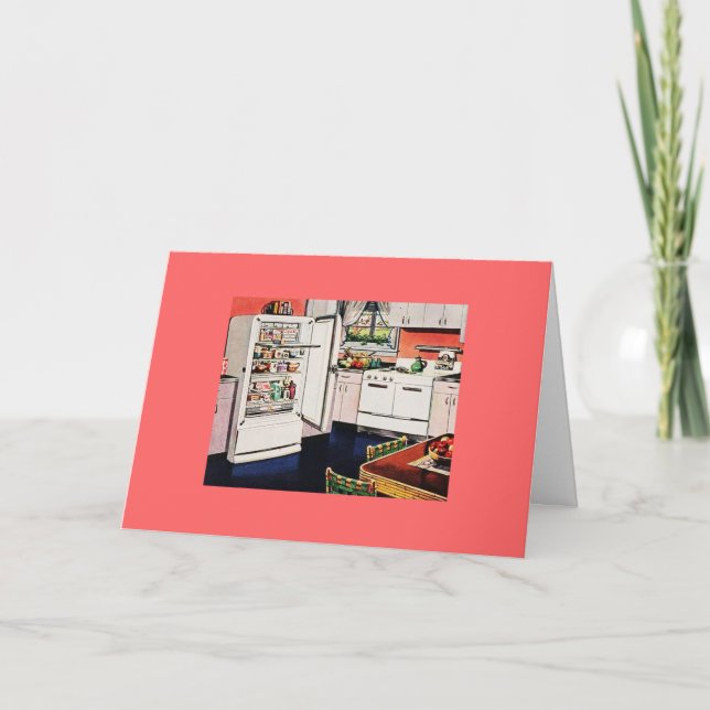 Retro Kitchen Mors dag Kort (Framsida)