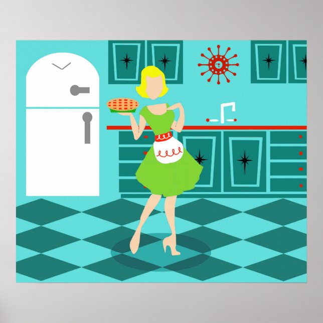 Retro Kitchen Poster (Framsidan)
