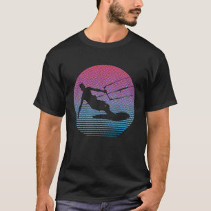 Retro Kite Boarding Surfing Vatten sport Sunse 1 T Shirt